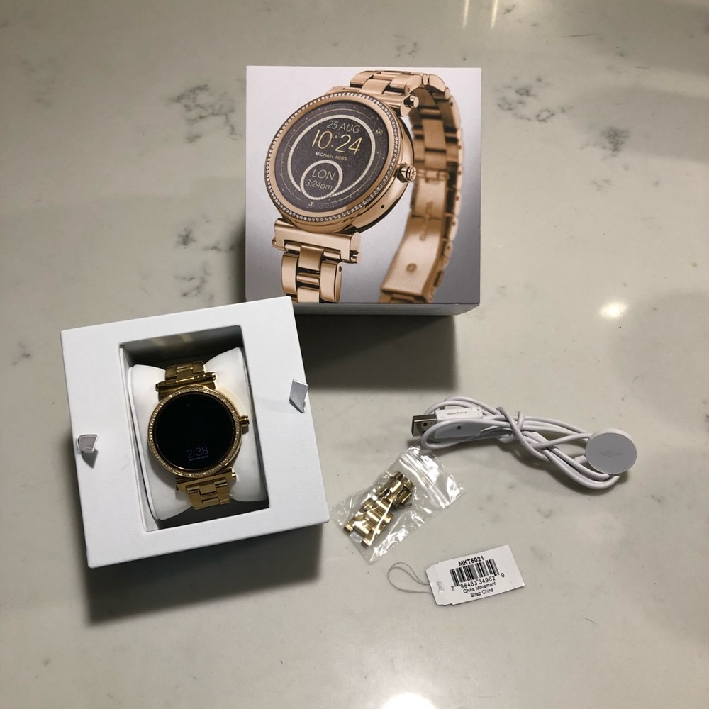 Michael Kors Sophie Gold Smartwatch iPhone/Android